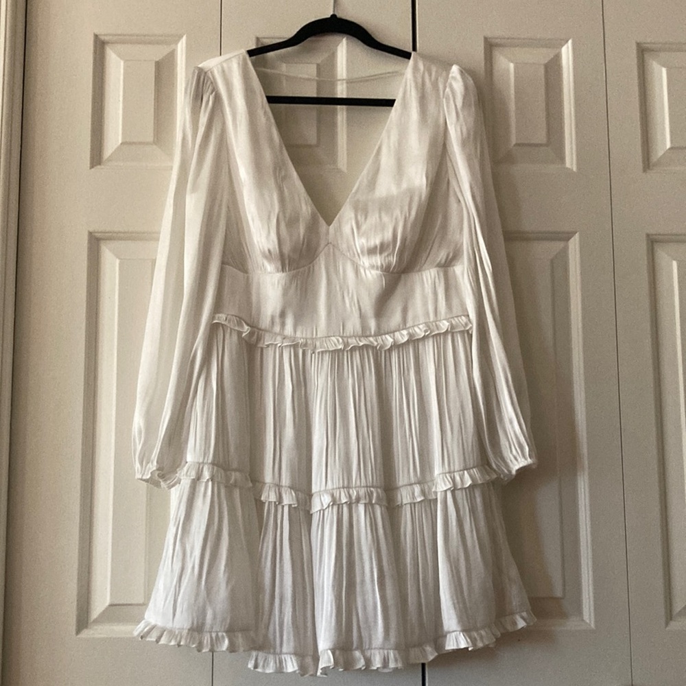 David’s Bridal Soft White Dress